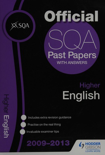 Higher English 2009-2013