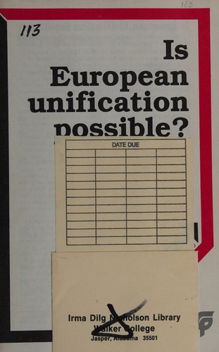 Is European Unification Possible