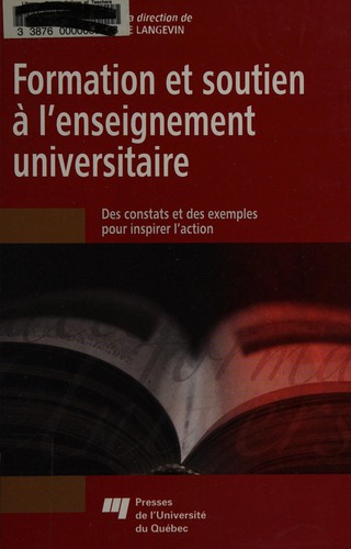 Formation et soutien à l'enseignement universitaire