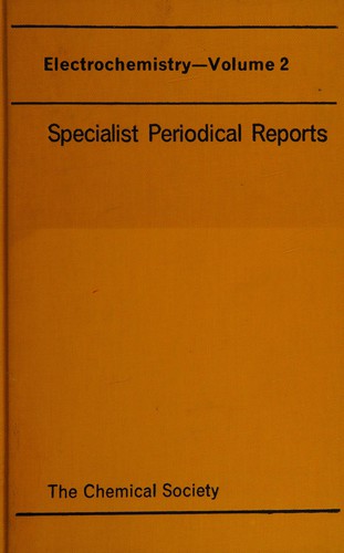 Electrochemistry (Specialist Periodical Reports)
