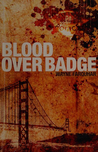 Blood over badge