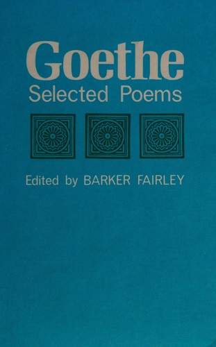 Selected Poems, Edited by Barker Fairley / (German Text)