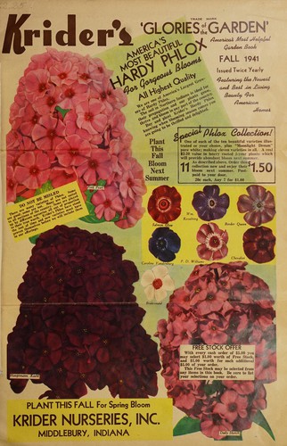 Krider's 'glories of the garden', America's most helpful garden book