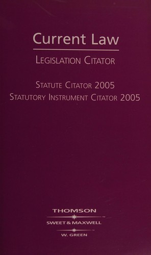 Current Law Legislation Citator