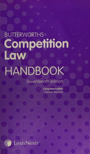 Butterworths competition law handbook