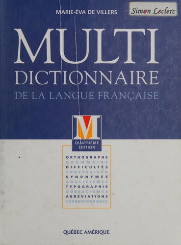 Multi dictionnaire de la langue française