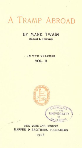 A Tramp Abroad