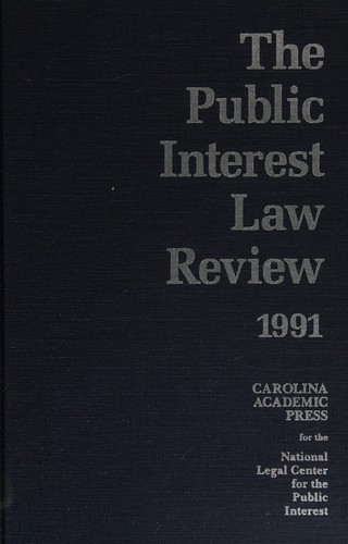 Public Interest Law Review 1991