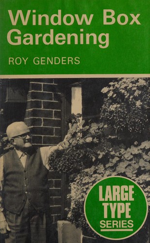 Window box gardening.