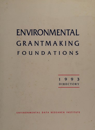 Environmental Grantmaking Foundations