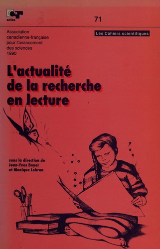 L' Actualité de la recherche en lecture