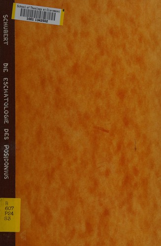 Die Eschatologie des Posidonius