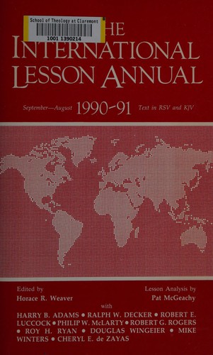 The International Lesson Annual, 1990-91