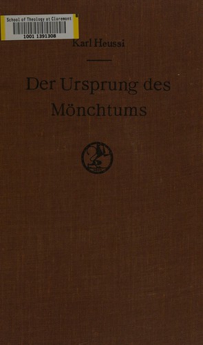 Der ursprung des mönchtums