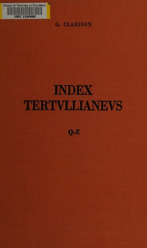 Index Tertullianeus