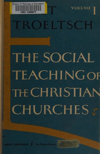 The Social teaching of the Christian Churches