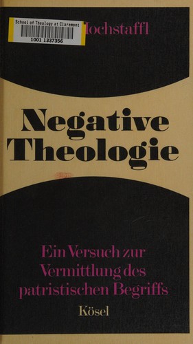 Negative Theologie