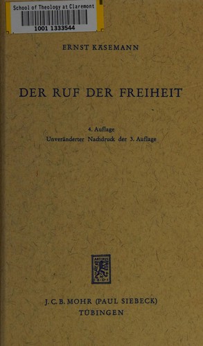 Der Ruf der Freiheit