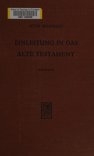 Einleitung in das Alte Testament
