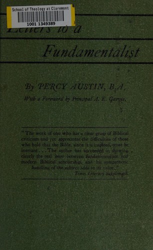 Letters to a fundamentalist