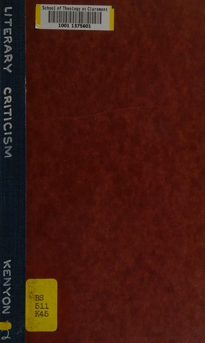 Literary criticism, common sense, and the Bible.