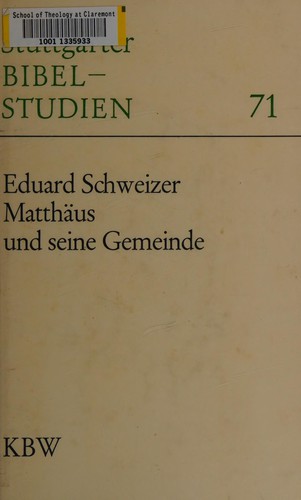 Matthäus und seine Gemeinde