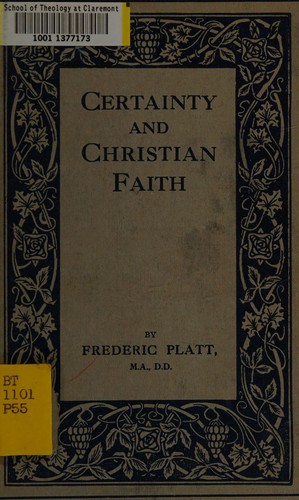 Certainty and Christian faith