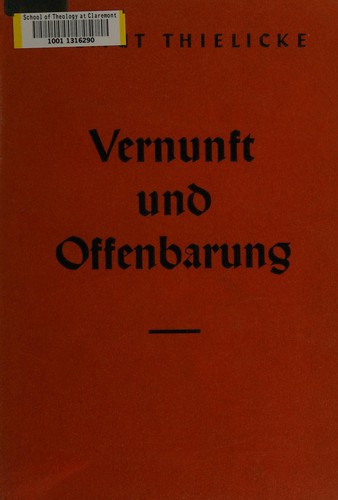 Vernunft und Offenbarung