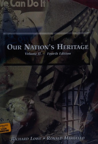 Our Nations Heritage Volume
