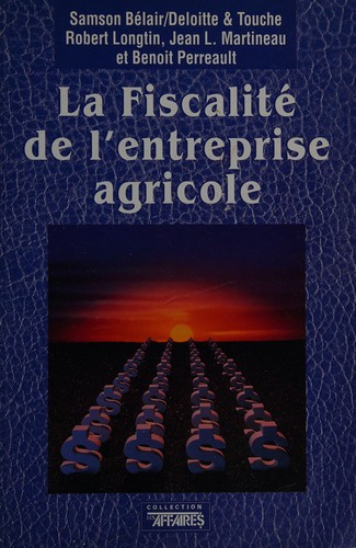 La fiscalité de l'entreprise agricole