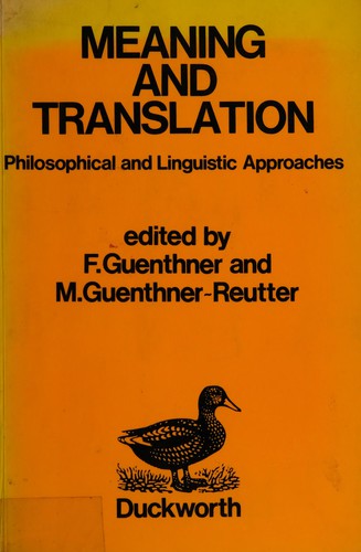 Meaning and Translation