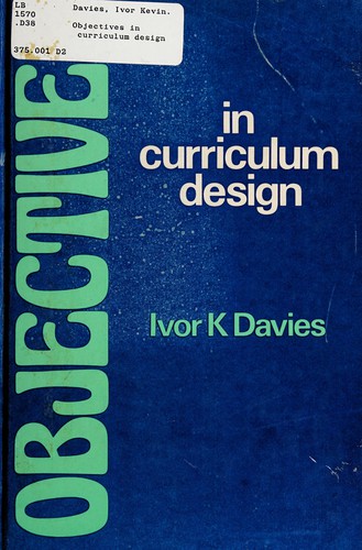 Objectives in curriculum design