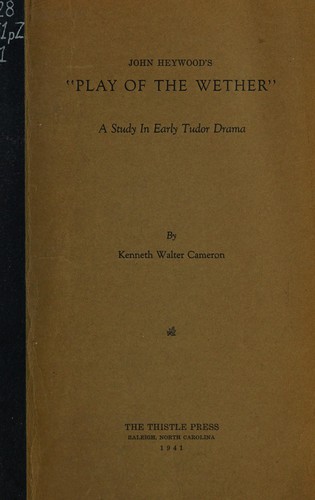 John Heywood's "Play of the wether"