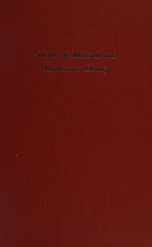 Studies in medieval and Renaissance history