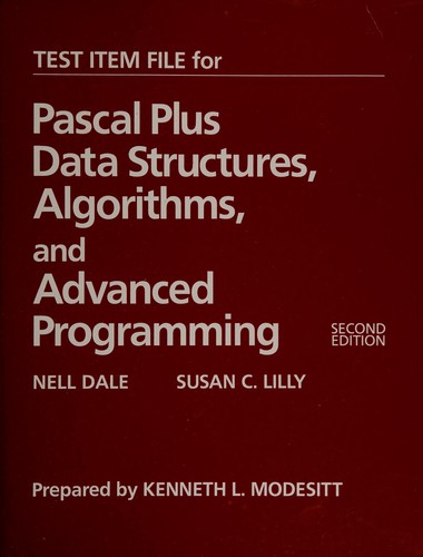 Test item file for Pascal Plus, data structures, algorithms, and advanced programming