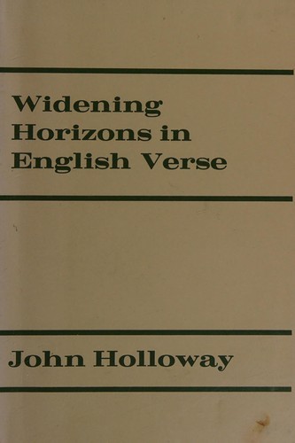 Widening horizons in English verse.