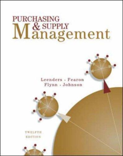 Purchasing and supply management