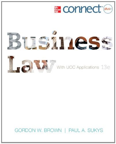 Business Law with Connect Plus