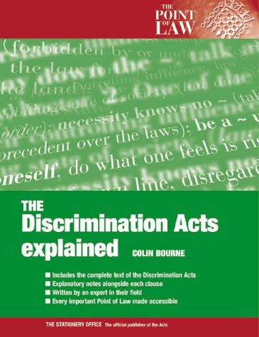 The Discrimination Law Explained (Point of Law)