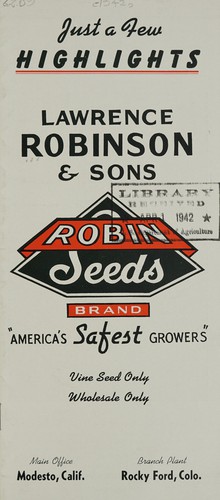 Robin seeds brand