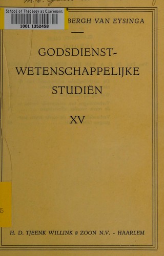 Godsdients-wetenschappelijke studiën