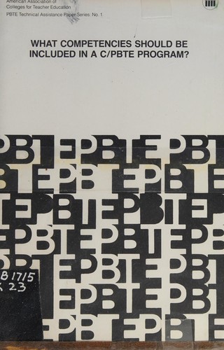 What competencies should be included in a C/PBTE program?