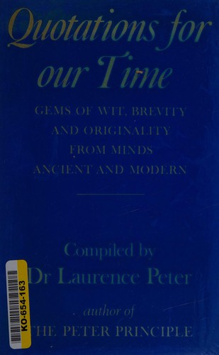 Quotations for our time