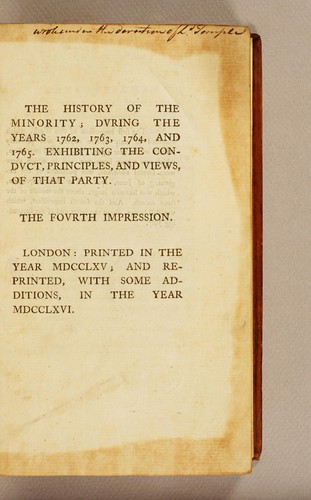 The history of the minority