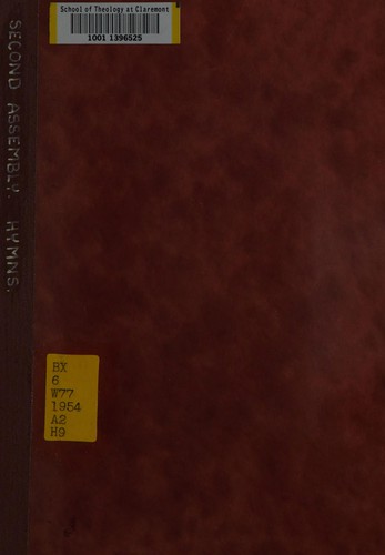 Hymns [for use during the sessions of the Second Assembly of the World Council of Churches