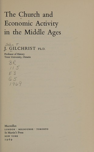 The Church and economic activity in the Middle Ages