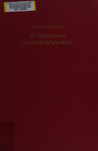 Die Theologie und Feuerbachs Religionskritik