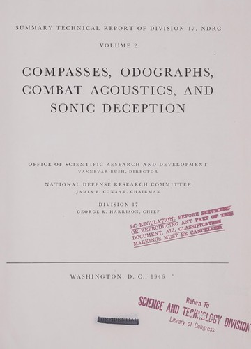 Compasses, odographs, combat acoustics, and sonic deception