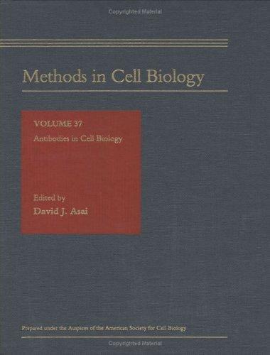 Antibodies in Cell Biology (Methods in Cell Biology, vol. 37) (Methods in Cell Biology)