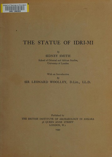 The statue of Idri-mi.